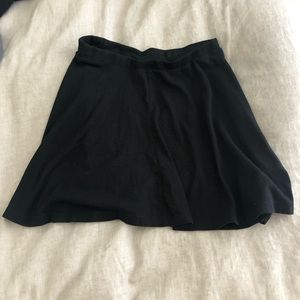 Black skater skirt